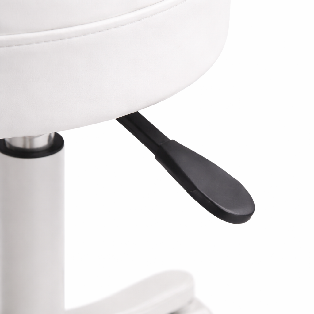 Tabouret roulant réglable en hauteur – siège pivotant pour salon de beauté et coiffure