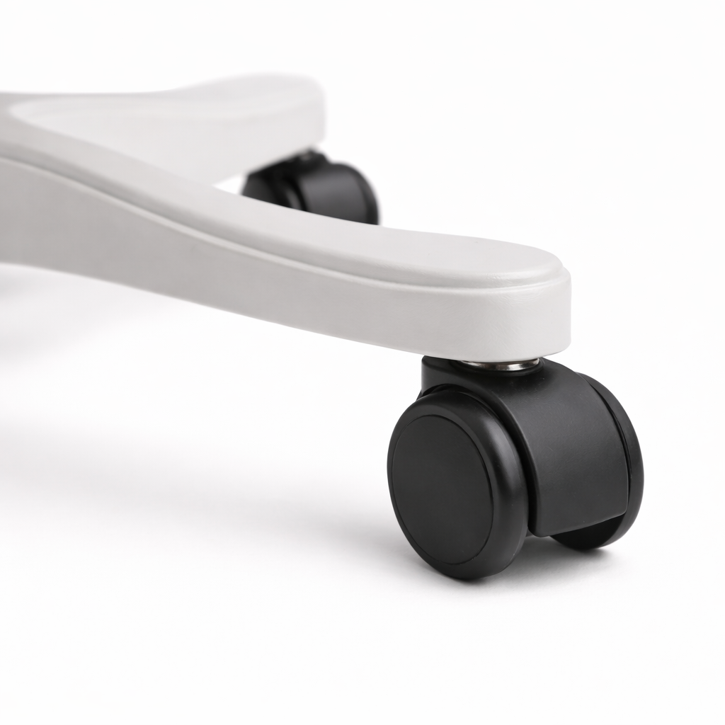 Tabouret roulant réglable en hauteur – siège pivotant pour salon de beauté et coiffure