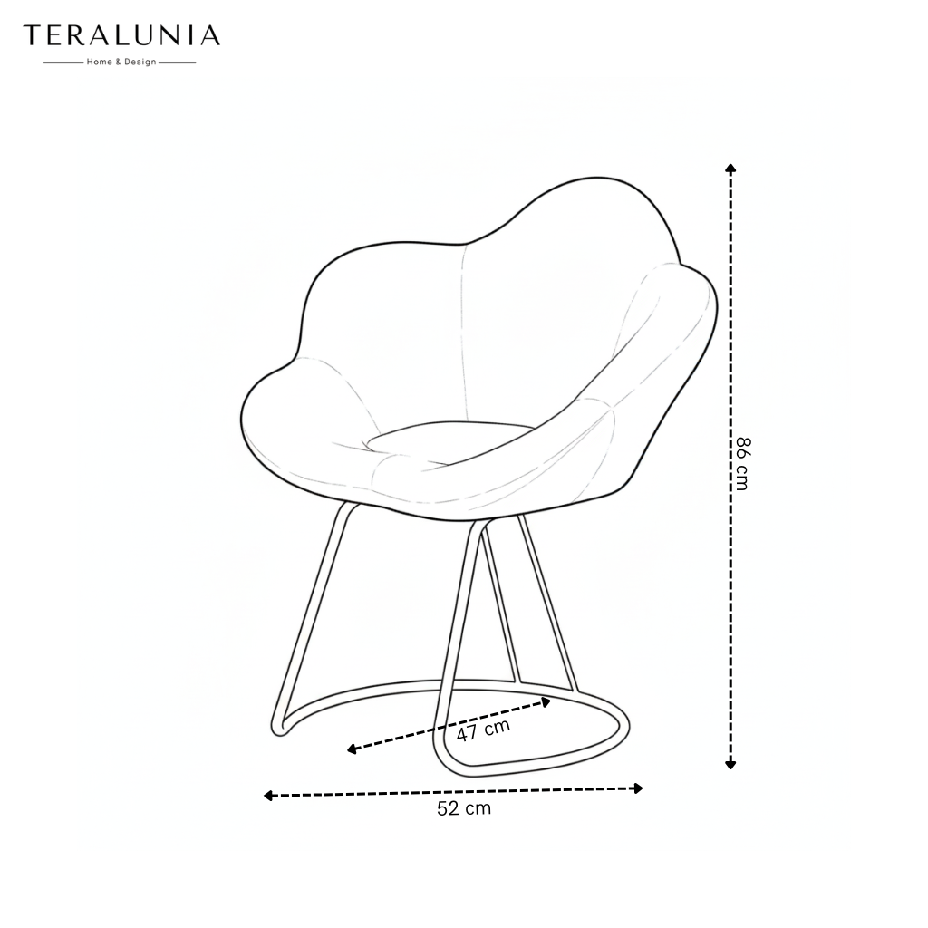 Fauteuil design avec assise enveloppante – Siège moderne et confortable