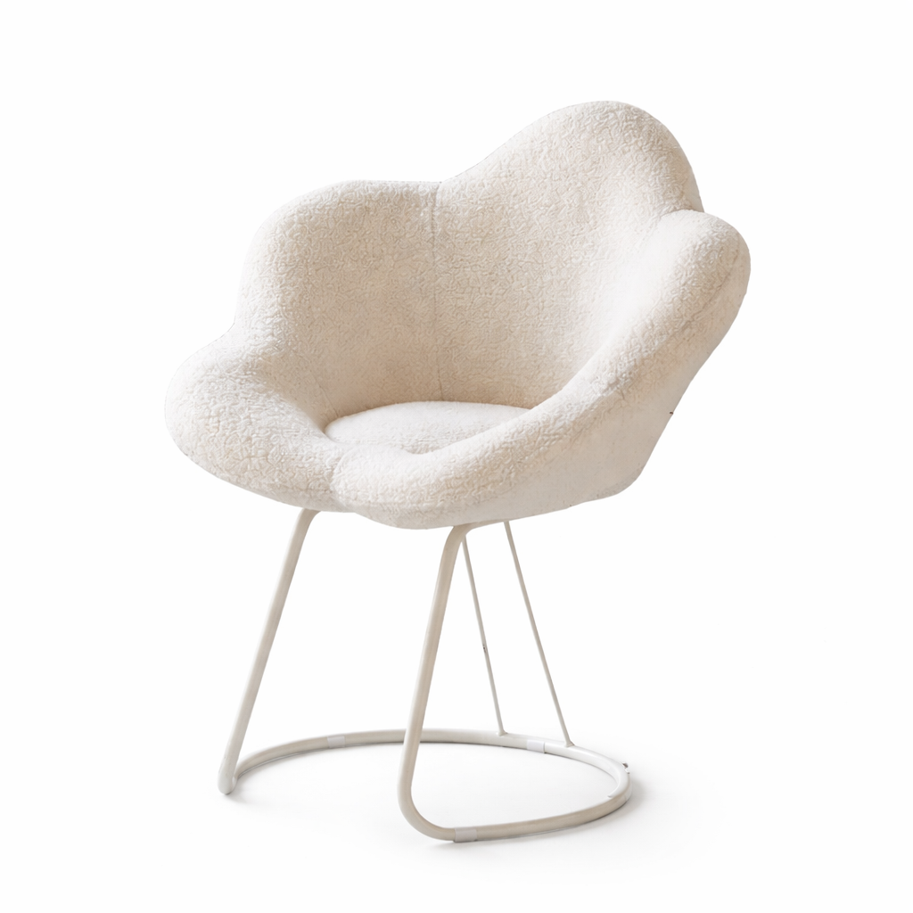 Chaise coiffeuse velours avec dossier – Confort & design élégant