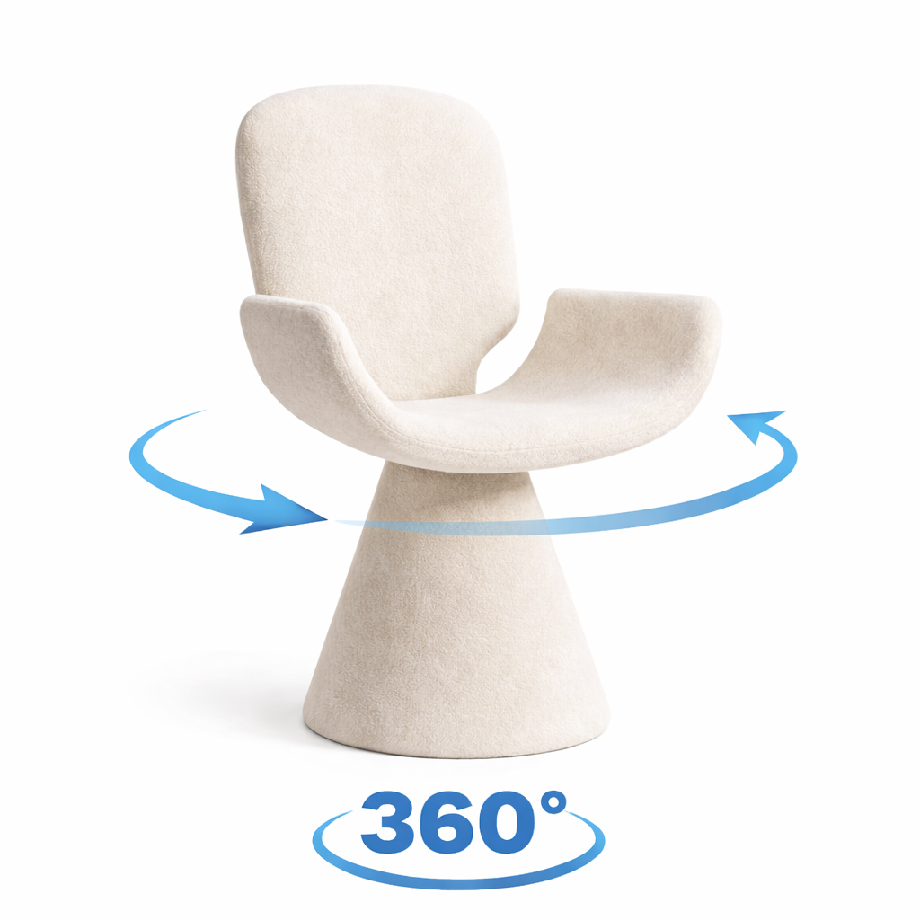 Chaise design italienne en flanelle – siège moderne élégant pour intérieur