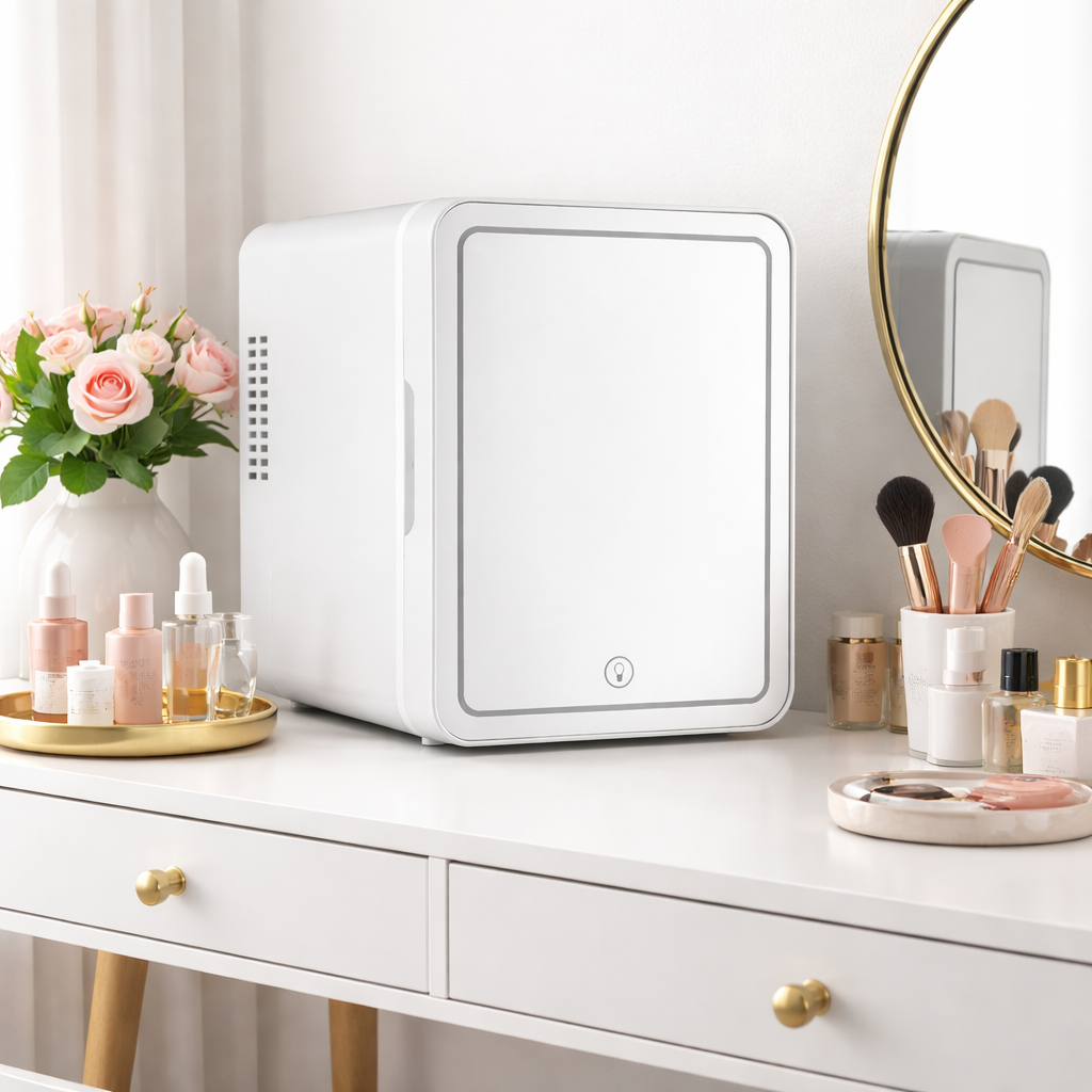 Mini Frigo Skincare avec Miroir
